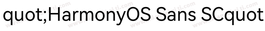 quot;HarmonyOS Sans SCquot;字体转换